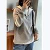 Azul Klein Prendas de Punto para Mujer Otoño e Invierno Engrosado 2025 Nuevo Estilo Caliente Pequeño Azul Prendas de Punto Chaqueta Top