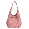 Bolso de Hombro Yuezizi de Gran Capacidad con Diseño de Pétalo Hueco, Nuevo Bolso de Hombro de Moda y Elegante para el Trabajo, Bolso de Hombro tipo Tote Estilo Coreano
