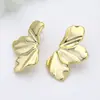 Pendientes de Temperamento de Moda Retro Ins Simples Transfronterizos Europeos y Americanos Personalidad Nicho Diseño Único Forma Irregular Pendientes para Mujer