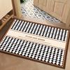 Alfombra absorbente antideslizante de barro de diatomeas para baño transfronterizo, tapete antideslizante de secado rápido para inodoro, tapete para pies antideslizante, tapete para puerta de inodoro