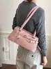 Elegante y simple moda 2026 nuevo bolso de hombro de gran capacidad versátil de nicho para mujer para el otoño y para ir al trabajo