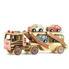 Uma Variedade de Séries de Modelos de Carros de Madeira, Escavadeiras de Madeira, Veículos de Engenharia de Transporte, Carros de Madeira, Artesanato Turístico, Atacado