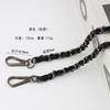 Bolso Bandolera con Cadena Correa de Hombro con Cadena de Cuero para Bolso, Cadena de Hierro de Cuero PU, Cadena con Cierre de Pinza de Langosta de Aleación de Zinc, Correa de Bolso Reductora de Peso