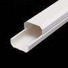 Tubo blanco de PVC para aire acondicionado, tubo decorativo para aire acondicionado con ranura para colgar, tubo de garantía para aire acondicionado, retardante de llama, a prueba de moho, tubo de protección para aire acondicionado