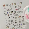 Pegatinas de Uñas Graffiti Gato y Perro en Stock 3D Dibujos Animados Lente de Teléfono Planificador Pegatinas en Relieve DIY Estilo Ca