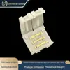 Conector de Fita de LED, Sem Solda, 8mm 2 Pinos Cabeça Única Baixa Tensão Conector Rápido para Fita de LED, Clip Terminal, Plástico
