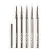 Pluma para Uñas con Cordón Gris Metálico Transfronteriza Tubo de Plástico Boca Especial para Salón de Uñas Trazado de Flores con Cordón Pluma para Uñas