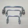 Serie E5201-1 Aleación de Zinc Acero A3 Gabinete Puerta Industrial Manija de Acero Inoxidable Manija Mecánica Resistente a la Corrosión