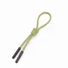 Tirador de cremallera para ropa, Cordón elástico de seda reflectante, Cordón anudado, Tirador de cremallera, Tirador de cremallera para ropa y equipaje