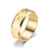 Anillo giratorio de acero inoxidable con explosión transfronteriza para hombre, acero de titanio, Europa y Estados Unidos, fabricantes de anillos de pareja de Amazon al por mayor.