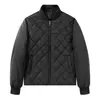 2026 Invierno Cross Amazon 3D Hombres Cálido Moderno de Moda Sencillo Versátil Holgado Color Sólido Ropa de Algodón Talla Europea