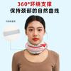 Soporte de cuello de esponja anti-arqueo transpirable sensación fresca cubierta para la columna cervical protección del cuello almohada de oficina funda para corregir la postura al sentarse