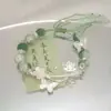 Pulseira Antiga Qingling de Bambu Ye Qi Pequeno Pingente Fresco de Bambu Ábaco Pulseira da Sorte Retro para Amigos Presente