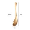 Cuchara de Acero Inoxidable 304 Engrosada Cuchara China para Comer para el Hogar Cuchara de Fondo Redondo Profundizada Cuchara Dorada para Niños