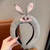 Diadema de Esponja Kuromi Linda para Niños Sanrio My Melody Cinnamoroll Cara de Dibujos Animados Diadema para Lavarse la Cara Súper Linda y Divertida