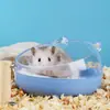 Banheiro para hamster banheira bacia de areia para banho vaso sanitário uso duplo urso dourado areia para banho areia para urina à prova de respingos primeira geração de pelo