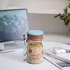 Vaso de Agua de Cristal de Alta Apariencia para Niñas, Vaso Portátil con Popote, Taza Linda Estilo Ins con Correa, Vaso Antifugas para Estudiantes