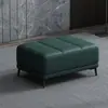 Sofá de cuero nórdico resistente a los arañazos, taburete, reposapiés, sala de estar, simple para el hogar, entrada, banco para cambiar zapatos, banco largo, taburete para pie de cama, cuero
