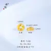 Puzuo Retenção Forte de Cor Ouro Brilhante 24K Acessórios DIY Botões de Roda Espaçadores Acessórios para Pulseira Colar Espaçadores para Artesanato Atacado