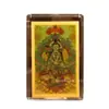 Adesivo de Celular Ouro 999 Estátuas Coloridas de Buda Cartão Dourado Esta Vida Doze Signos Oito Deuses Protetores Shou Tathagata Amuleto