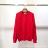 Suéter de Punto con Cuello Redondo Básico de Brújula de Piedra Estilo Americano Transfronterizo para Hombres y Mujeres