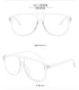 Lentes para hombre de montura grande, gafas de sol de color jalea, gafas de sol de doble puente, gafas de sol de tendencia europea y americana X5181