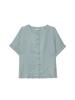Camiseta EVERTRUE para Mujer Verano 2024 Cuello Redondo Nuevo Estilo Coreano Manga Corta Burbuja Holgada Tencel 51393