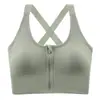 Ropa Interior Deportiva para Correr Hermosa a Prueba de Golpes para Mujer Traje de Yoga Fitness Camisola Moldeadora Levanta-busto Sin Aro