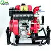 Bomba de Agua Diésel Manual Jundong Power de 2.5 Pulgadas y 13 Caballos de Fuerza para Bomberos, Rescate de Emergencia, Alta Presión y Alto Levantamiento