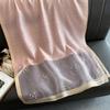 Nuevo trébol de cuatro hojas transfronterizo con pedrería caliente para uñas, bufanda, bufanda cálida de moda con temperamento para mujer, bufanda larga de seda versátil para transmisiones en vivo
