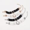 B1993 Chanel Elegante Rico Elegante Pulsera Perla de Imitación Pedrería Resina con Cuentas Estilo Frío Pulsera