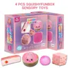 Producto de Venta Caliente Transfronterizo Caja de Peluches Místicos Set de 8 Piezas de Caja de Juguetes Suaves Misteriosos Lindos Juguetes para la Punta del Dedo