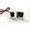 Válvula solenoide de dos posiciones y dos vías 2V025-06/08 al por mayor, silenciosa, sin aceite, accesorios para compresor de aire, AC220V