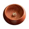 Pequeño Quemador de Incienso para Viajes y Uso en Interiores, Hecho de Sándalo Negro con Múltiples Agujeros, Soporte para Incienso en Barra, Mini Soporte para Incienso de Sándalo y Madera de Agar