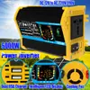 Inversor 12V220V/110V500W Montado en Coche Pantalla LCD Inteligente Convertidor 6000W Inteligente y Eficiente