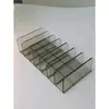 Caja de Almacenamiento Transparente de Acrílico para Sombras de Ojos y Medicamentos Soporte de Exhibición para Compactos de Polvo Tarjeta de Negocio para Esmalte de Uñas Titular de 7 Compartimentos