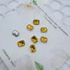 Pedras de Strass Douradas Populares para Nail Art, Decorações Douradas K9 Super Brilhantes e Luminosas com Fundo Pontiagudo para Nail Art, Acessórios DIY para Ponta dos Dedos