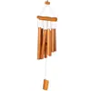 Campanillas de Bambú Transfronterizas Adornos Colgantes Artesanías Decorativas Regalos de Bambú Tubos de Bambú Venta al por Mayor Adornos Colgantes de Campanillas de Viento Transfronterizas