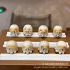 Juguete DIY de Pulpo Fruta Marfil Natural a la Parrilla de Carbón Accesorios Pulsera Pulsera Cuenta Cuerda Trenzada Colgante Accesorios Creativos