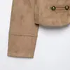 Chaqueta de Color Sólido Ajustada con Efecto Hebilla de Nudo Nueva Primavera 2026 AliExpress Transfronterizo 6318245