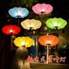 Novo estilo chinês tecido disco voador lanterna ponto turístico viagem literária cidade noturna rua de celebridades da internet abertura criativa estilo nacional lâmpadas antigas