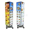 Caixa de Luz Publicitária LED Rotativa de Filme Suave Outdoor Rotativo Automático de Piso Vertical Quatro Camadas Caixa de Luz Rotativa Cabo