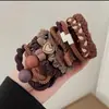 Gomas para el pelo de niños, nuevo estilo 2026, con diseño de lazo, bandas elásticas para el pelo para niñas, suaves con el pelo, alta elasticidad, círculos para coleta, accesorios para el pelo