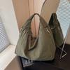 Bolsas Populares de Gran Capacidad para Mujer de Comercio Exterior Este Año 2025 Nuevo Estilo Perezoso Casual Ropa de Trabajo Bolso de Hombro Sencillo
