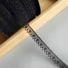 10 metros de largo hecho en Taiwán hilo fino super hada encaje accesorios tela para ropa hecho a mano diy muñeca blanco y negro