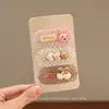 Nuevo Conjunto de Tres Piezas de Pinzas para el Cabello de Bebé para Niñas, Pinzas Bb para Flequillo, Accesorios para el Cabello, Lindos Pasadores de Color Café para Niños