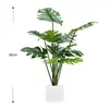 Estilo Ins Escandinavo Planta Artificial Planta Verde Biônica Enfeites Decorativos Monstera Falsa Sala de Estar Interior Árvore em Vaso de Chão