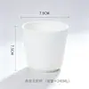 Taza de Agua de Cerámica Blanca Pura Creativa sin Asa al por Mayor Taza de Café para el Hogar Taza de Té de Hotel Souvenir con Logo Personalizado