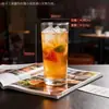 Copo reto de vidro resistente ao calor de fábrica Copo de água doméstico Copo de leite para café da manhã Copo de suco de restaurante Copo de chá multifuncional