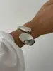 Pulseira Europeia e Americana Transfronteiriça Moda Multifacetada Curva Lisa Dourada Aberta Ajustável Desalinhada Irregular